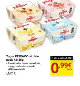 SPAR FEIRACO Yogur sin frio oferta