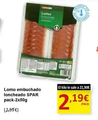 SPAR SPAR Lomo embuchado loncheado oferta