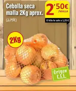 SPAR Cebolla seca malla oferta