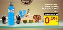 SPAR VALTORRE Bebida isotónica azul sport oferta