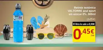 SPAR VALTORRE Bebida isotónica azul sport oferta
