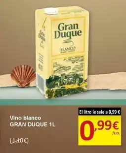 SPAR GRAN DUQUE Vino blanco oferta