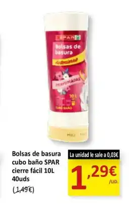 SPAR SPAR Bolsas de basura cubo baño cierre fácil oferta