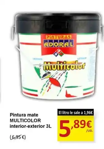SPAR MULTICOLOR Pintura mate interior-exterior oferta