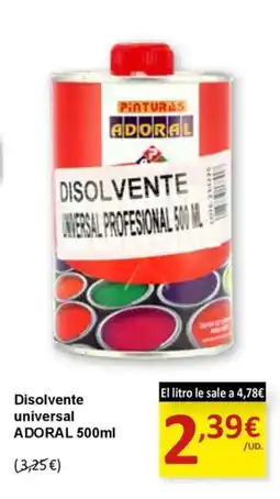 SPAR ADORAL Disolvente universal oferta