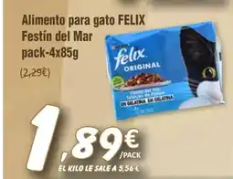 SPAR FELIX Alimento para gato Festín del Mar oferta