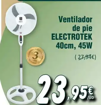 SPAR Ventilador de pie oferta