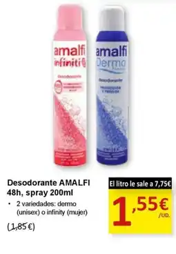 SPAR AMALFI Desodorante 48h spray oferta