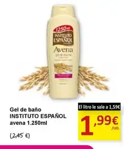 SPAR INSTITUTO ESPAÑOL Gel de baño oferta