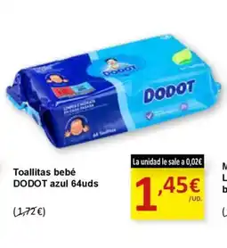 SPAR DODOT Toallitas bebé oferta