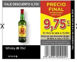 SPAR JB Whisky oferta