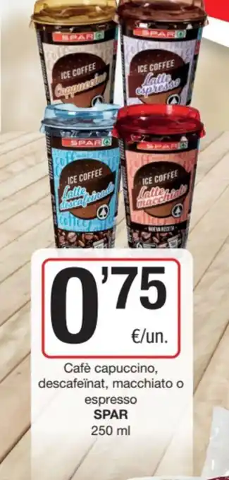 SPAR Fragadis SPAR Cafè capuccino, descafeinat, macchiato o espresso oferta