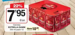SPAR Fragadis ESTRELLA DAMM Cervesa oferta