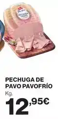 Hipercor Pechuga de pavo pavofrio oferta