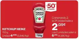 Hipercor Heinz - ketchup oferta