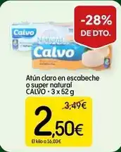 Dialprix Calvo - atun claro en escabeche o super natural oferta