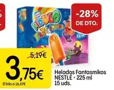 Dialprix Nestlé - helados fantasmikos oferta