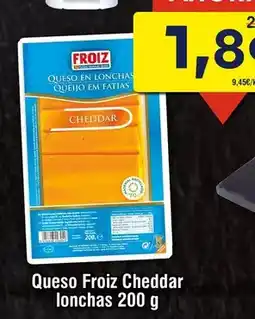FROIZ Froiz - queso cheddar lonchas oferta