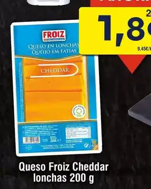 FROIZ Froiz - queso cheddar lonchas oferta