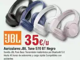 FROIZ Jbl - auriculares tune 570 bt negro oferta