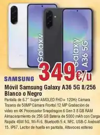 FROIZ Samsung - móvil galaxy a36 5g 8256 oferta