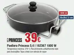 FROIZ Princess - paellera 5,4 l 162367 1800 w oferta