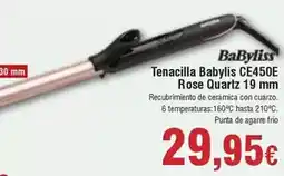 FROIZ Babyliss - tenacilla babylis ce450e rose quartz 19 mm oferta