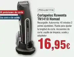 FROIZ Rowenta - cortapelos tn1410 nomad oferta