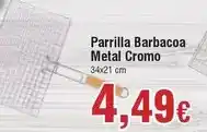 FROIZ Parrilla barbacoa metal cromo oferta