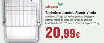 FROIZ Vileda - tendedero aluminio alumix oferta