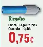 FROIZ Pvc - lanza riegolux pvc conexion rapida oferta