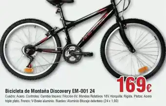 FROIZ Bicicleta de montana discovery em-001 24 oferta