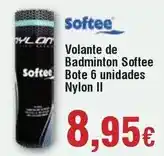 FROIZ Volante de badminton softee bote 6 unidades nylon ii oferta