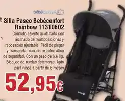FROIZ Bebé - silla paseo confort rainbow 11310602 oferta