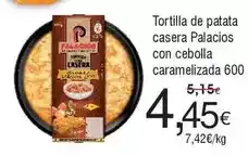 FROIZ Palacios - tortilla de patata casera con cebolla caramelizada oferta