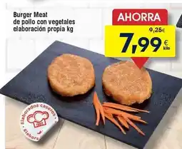 FROIZ Froiz - burger meat de pollo con vegetales elaboracion propia oferta