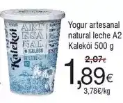 FROIZ Kalekói - yogur artesanal natural leche oferta