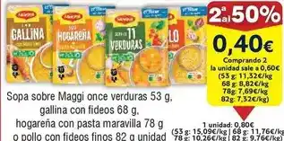 FROIZ Maggi - sopa sobre oferta