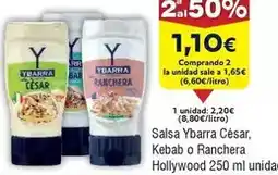 FROIZ Ybarra - salsa cesar kebab o ranchera oferta