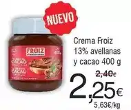 FROIZ Froiz - crema 13% avellanas y cacao oferta