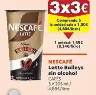 FROIZ Nescafé - latte baileys sin alcohol oferta