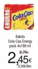 FROIZ Cola cao - batido energy oferta