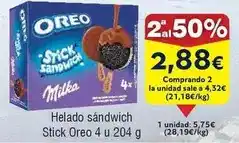 FROIZ Oreo - helado sandwich stick oferta