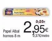 FROIZ Albal - papel hornos oferta
