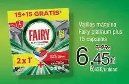 FROIZ Fairy - vajillas maquina platinum plus 15 capsulas oferta