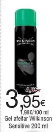 FROIZ Wilkinson - gel afeitar sensitive oferta