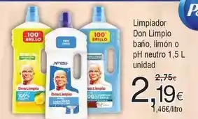 FROIZ Don limpio - limpiador baño, limón o ph neutro oferta