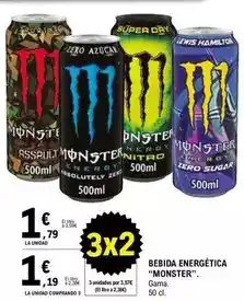 E.Leclerc Monster - bebida energetica oferta