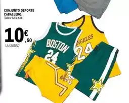 E.Leclerc Conjunto deporte caballero oferta