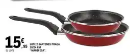 E.Leclerc Magefesa - lote 2 sartenes 20/24 cm oferta